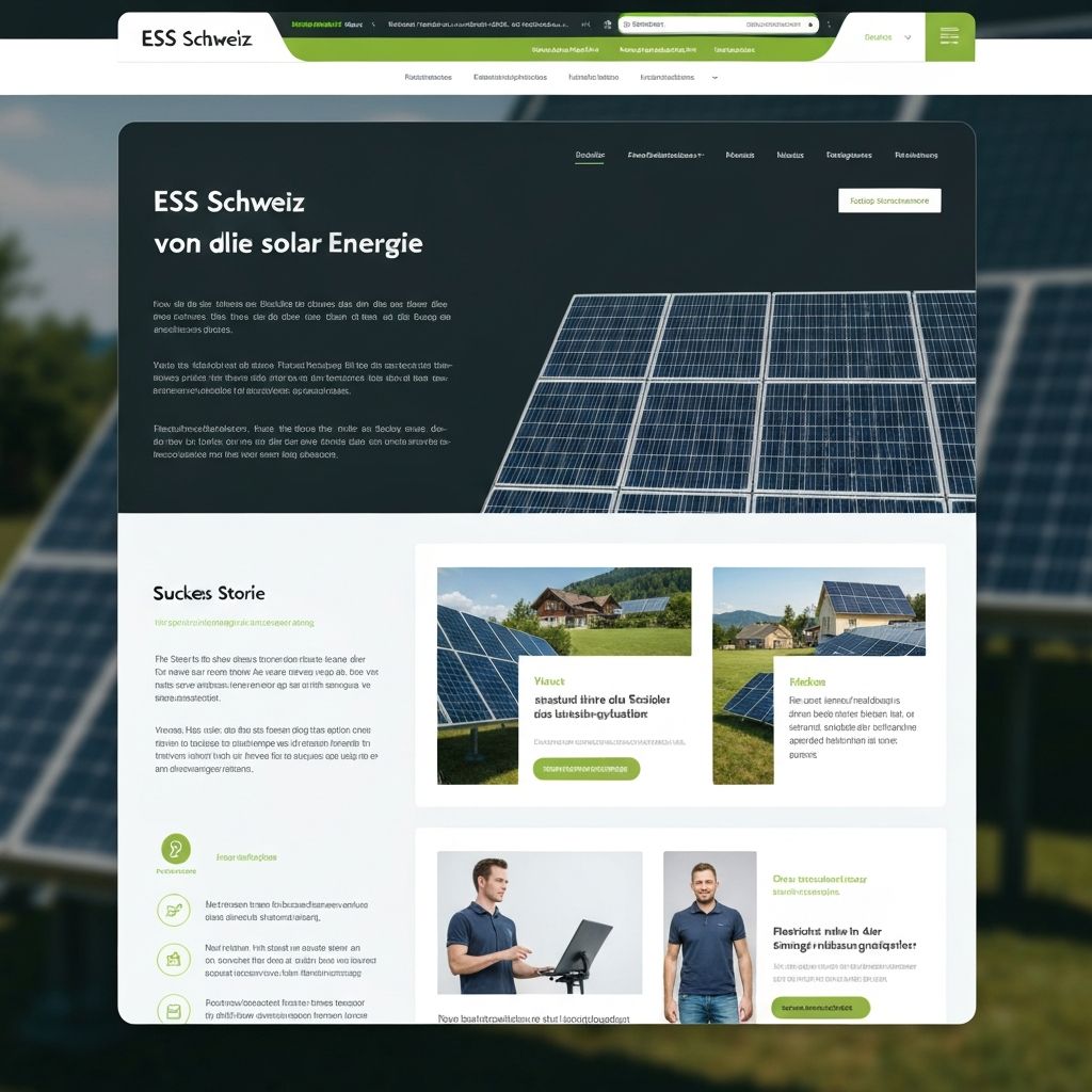 ESS Schweiz - Solarenergie-Website