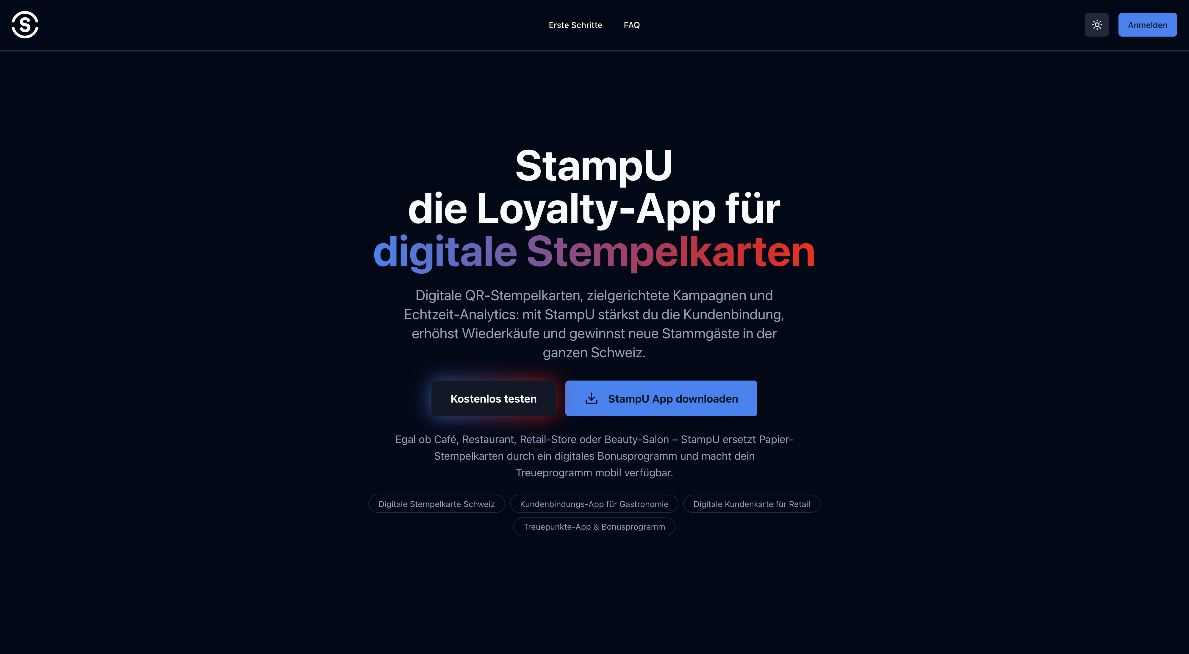 Stampu - Digitale Stempelkarten-Plattform